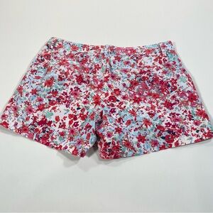 NWOT Colorful Floral Cotton Shorts GH Bass & Co. Size 10